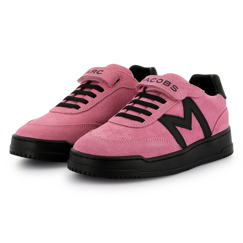 Leather Lace-Up Sneakers MARC JACOBS 
                    GIRL