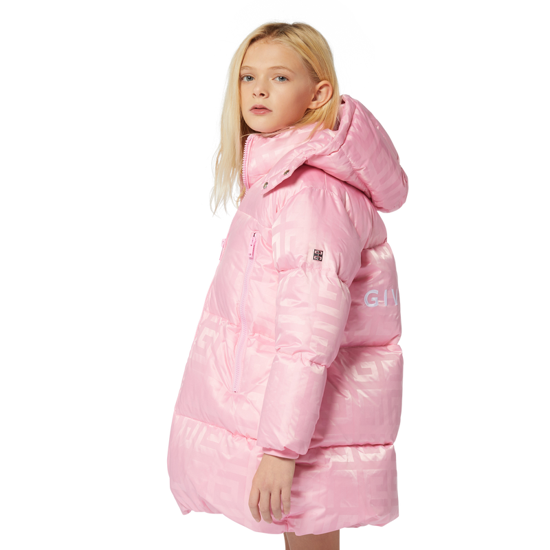 Zip-Up Hooded Puffer Jacket GIVENCHY 
                    GIRL