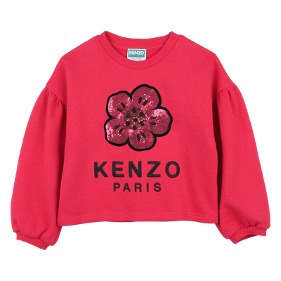 Balloon long-sleeved sweatshirt KENZO KIDS GIRL