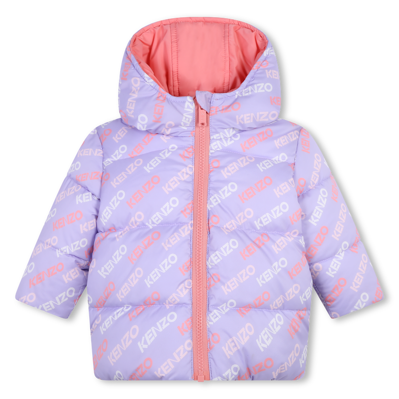 Kenzo logo print Reversible Puffer Jacket