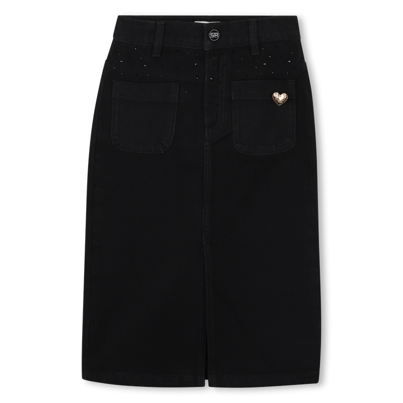 Denim midi skirt SONIA RYKIEL 
                    GIRL