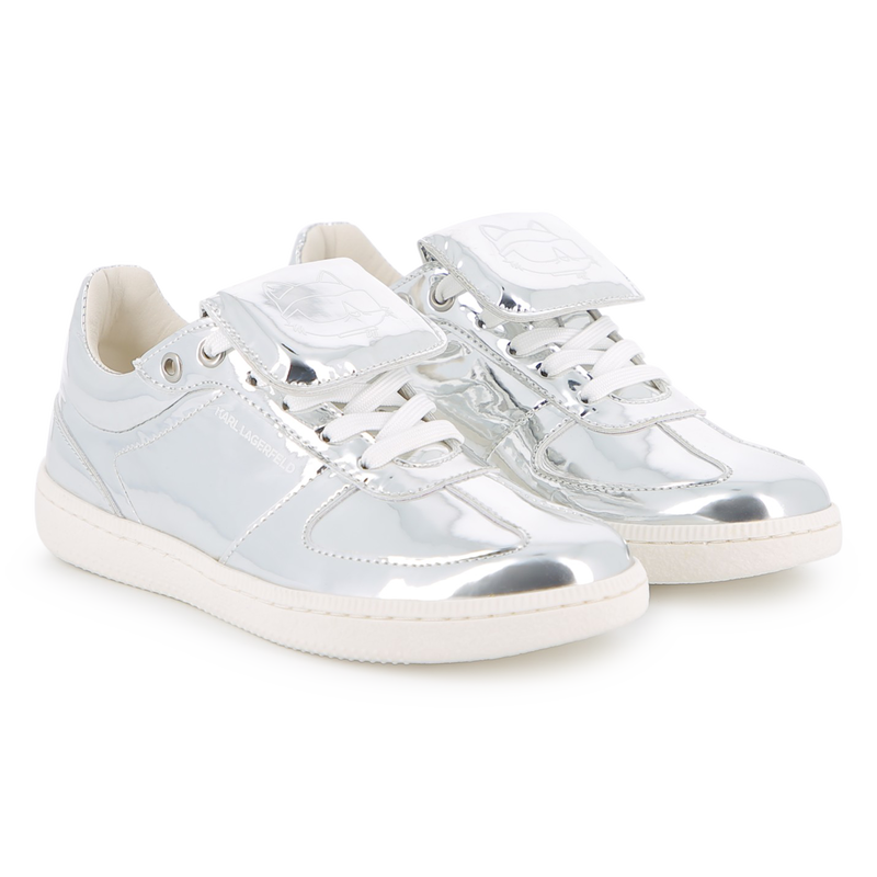 Mirror-Effect Sneakers KARL LAGERFELD KIDS 
                        GIRL