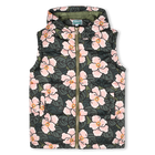 Down jacket with removable sleeves KENZO KIDS 
                    GIRL