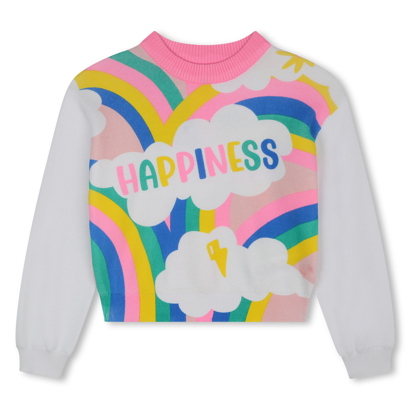 Multicolored cotton sweater