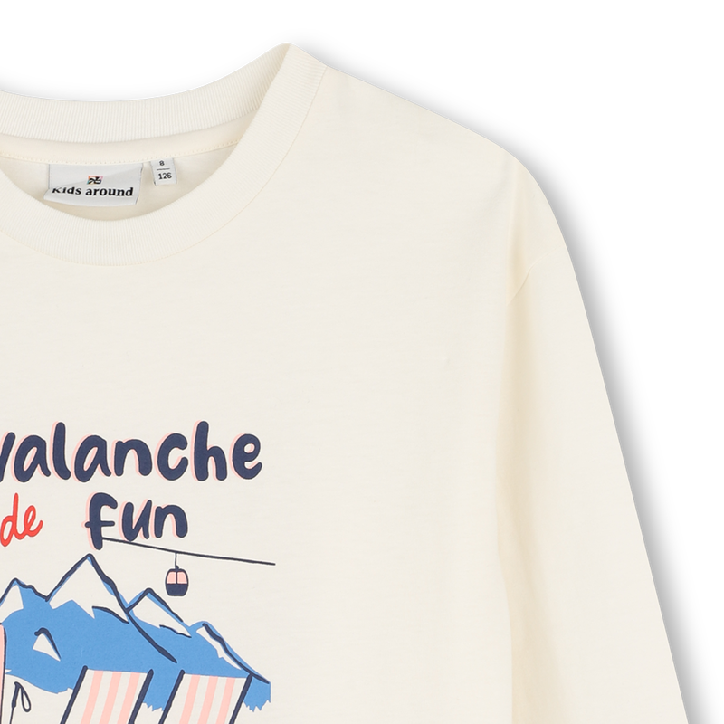 Long sleeve t-shirt KIDS AROUND 
                        GIRL