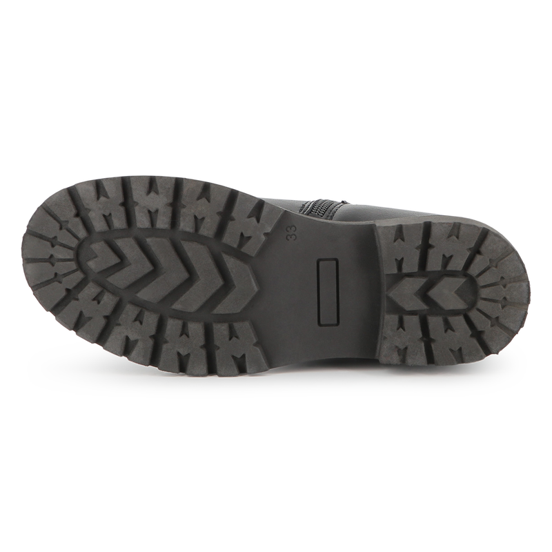 Cowhide leather biker boots DKNY 
                        GIRL