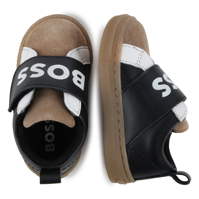 Leather Velcro Sneakers BOSS 
                    BOY
