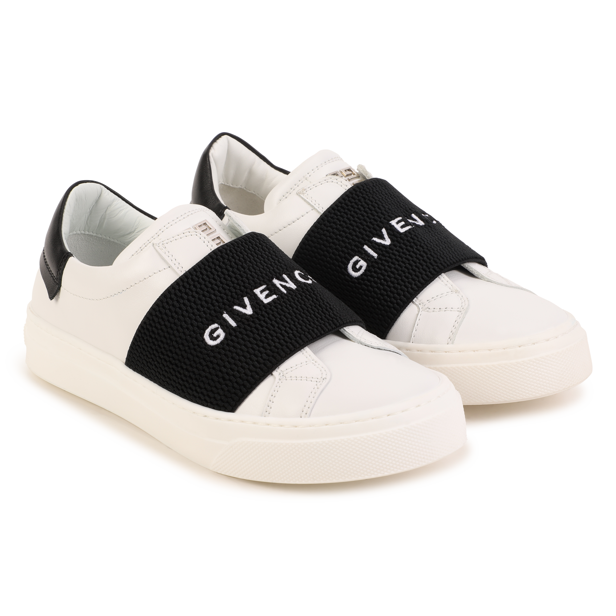 Givenchy City Sport Leather Sneakers - White | Editorialist