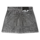 Cotton Denim Skirt DKNY 
                    GIRL