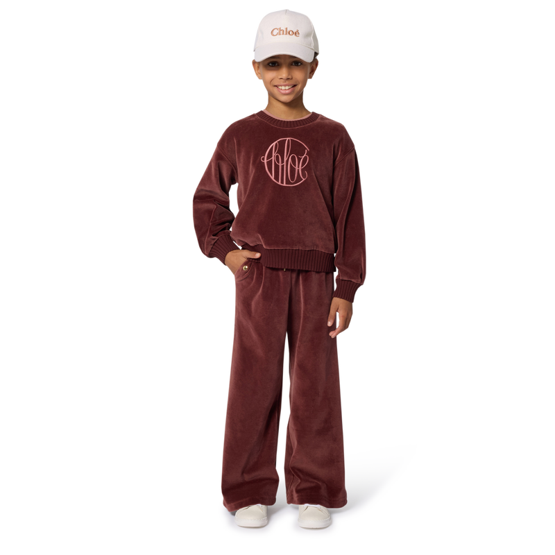 Embroidered cap CHLOE 
                    GIRL