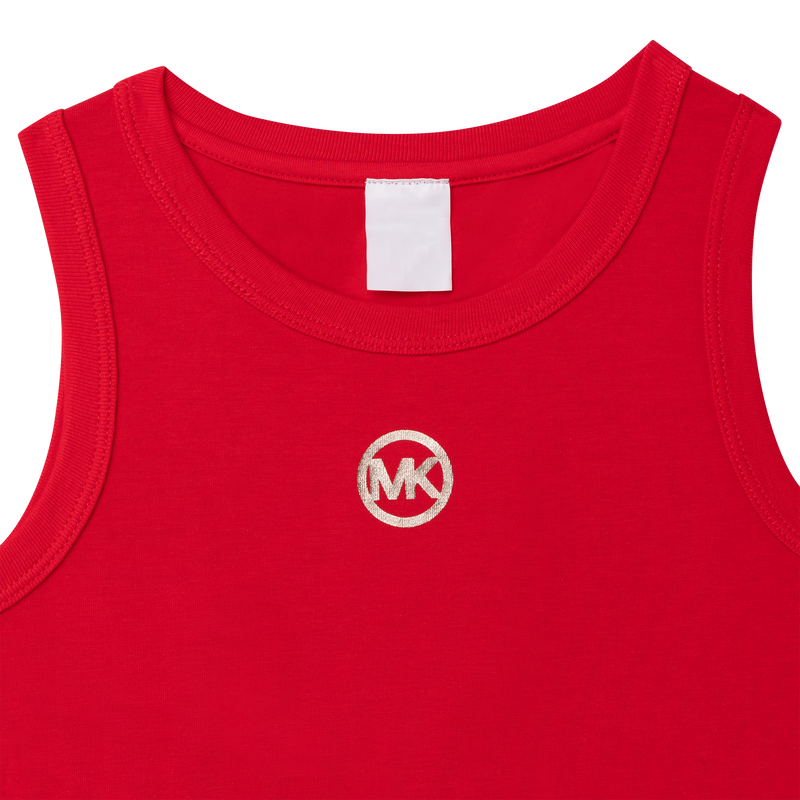 Michael kors tank top with logo clearance