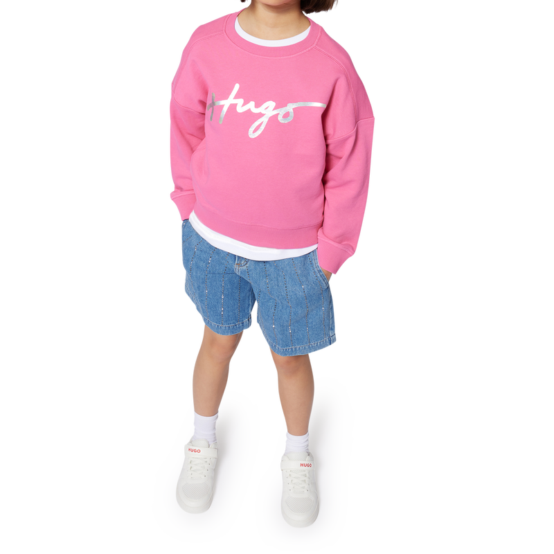 Fleece sweatshirt HUGO 
                        GIRL
