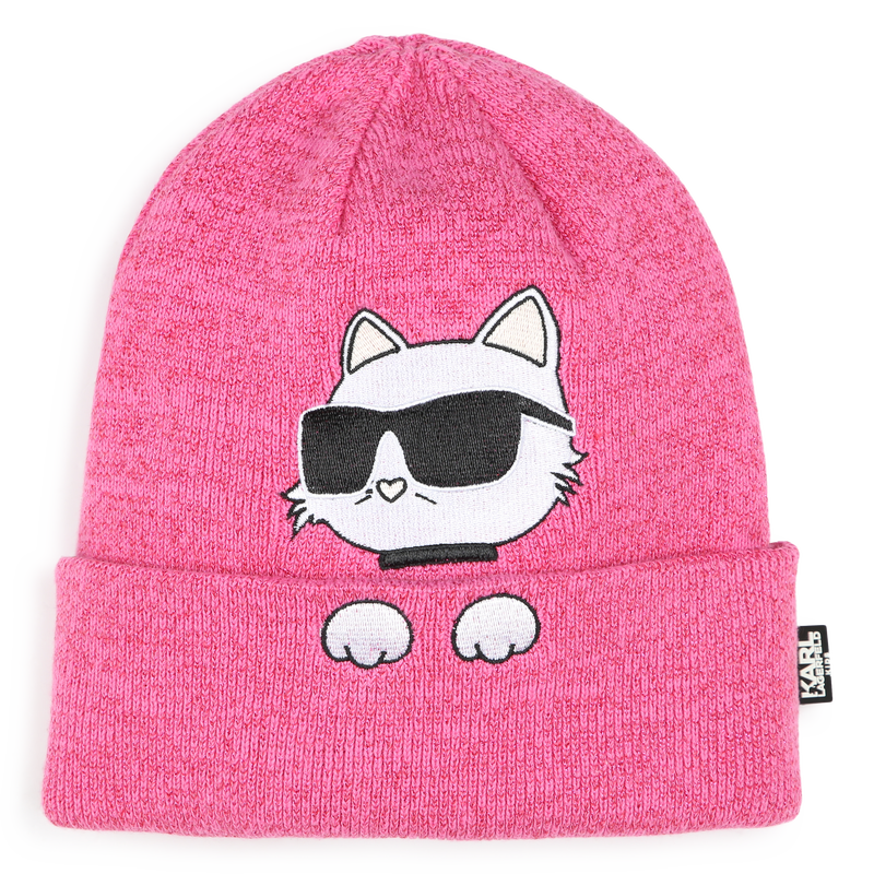 Hat & Infinity Scarf Set KARL LAGERFELD KIDS 
                    GIRL
