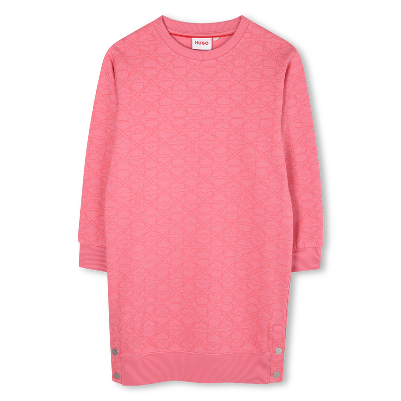 Brushed fleece dress HUGO 
                    GIRL