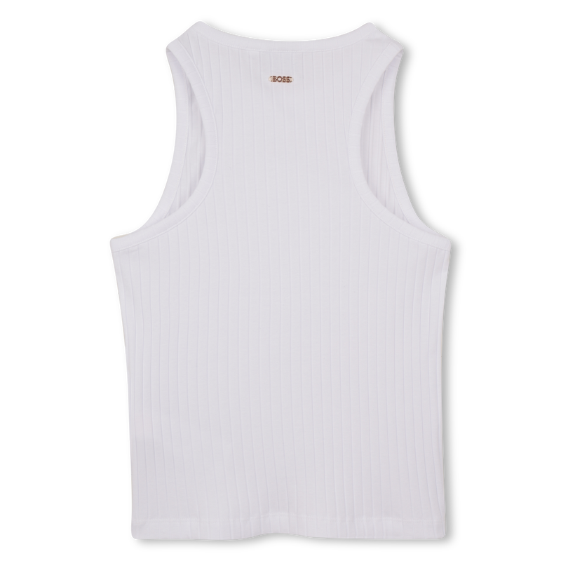 TANK TOP WITH METAL PLATE BOSS 
                        GIRL