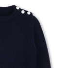 Round sweater with buttoned opening ZADIG VOLTAIRE 
                    GIRL