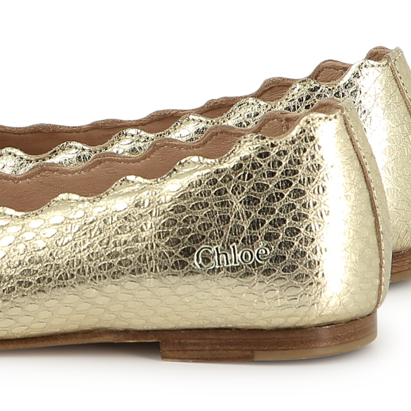 Leather ballet flats CHLOE 
                    GIRL