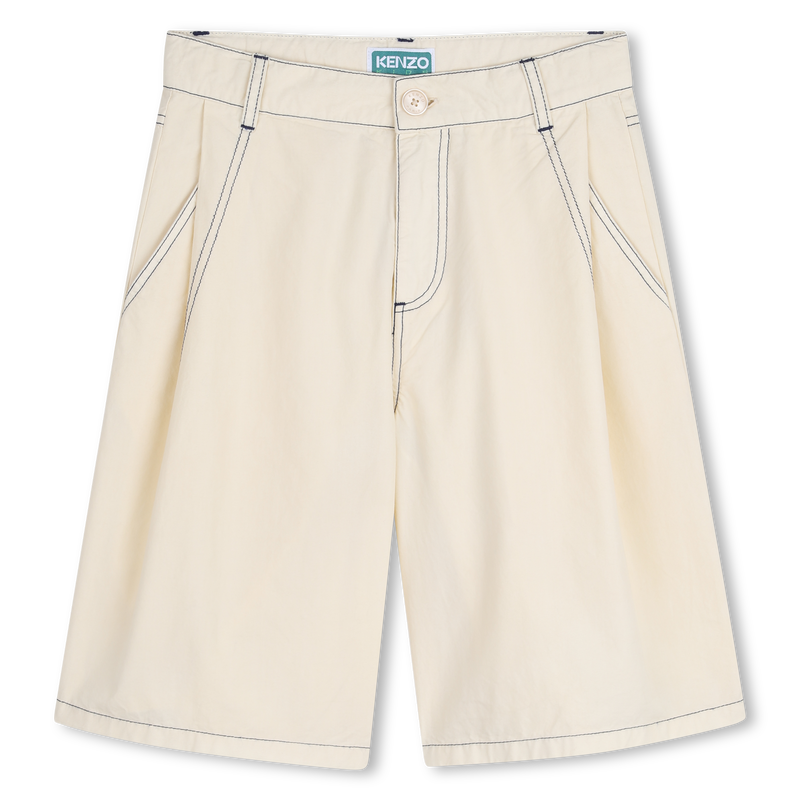 Poplin Bermuda Shorts KENZO KIDS 
                        BOY