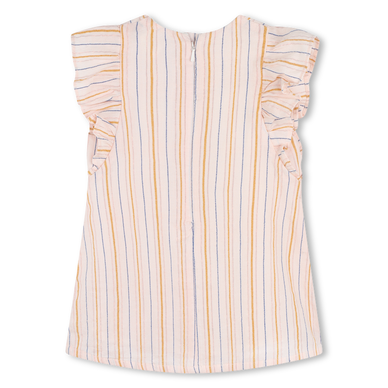 Flared cotton gauze dress CARREMENT BEAU 
                    GIRL