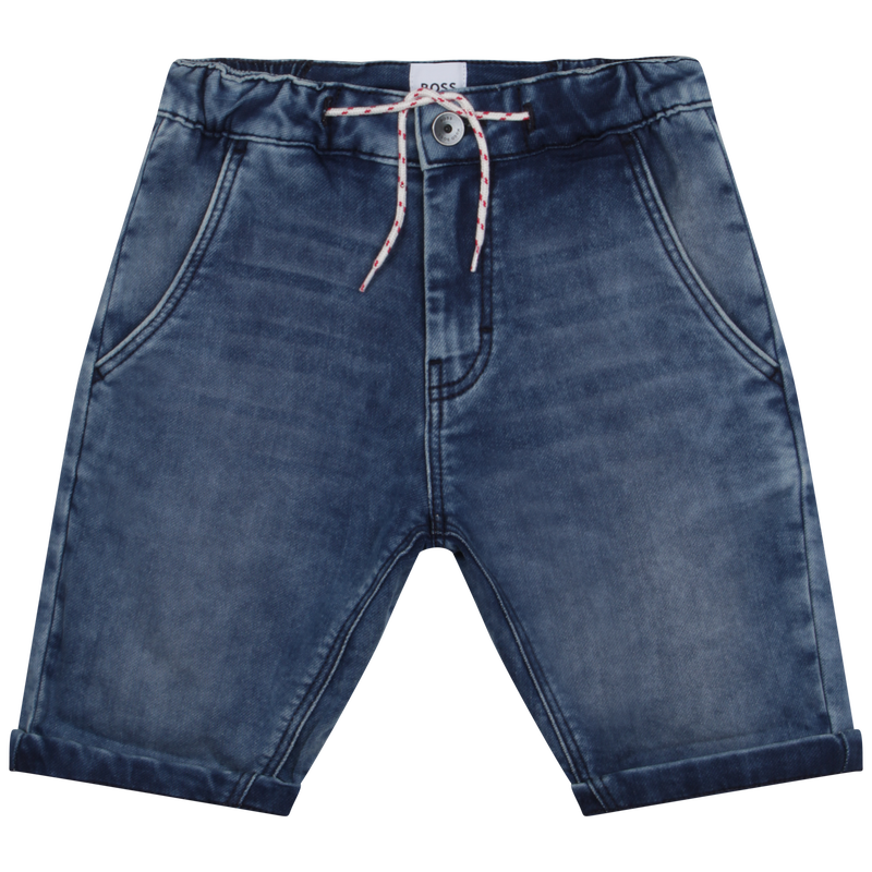 Boss denim shorts online