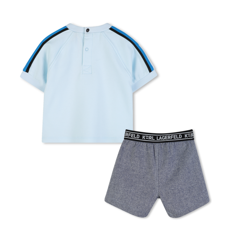 Shorts Outfit Set KARL LAGERFELD KIDS 
                        BOY