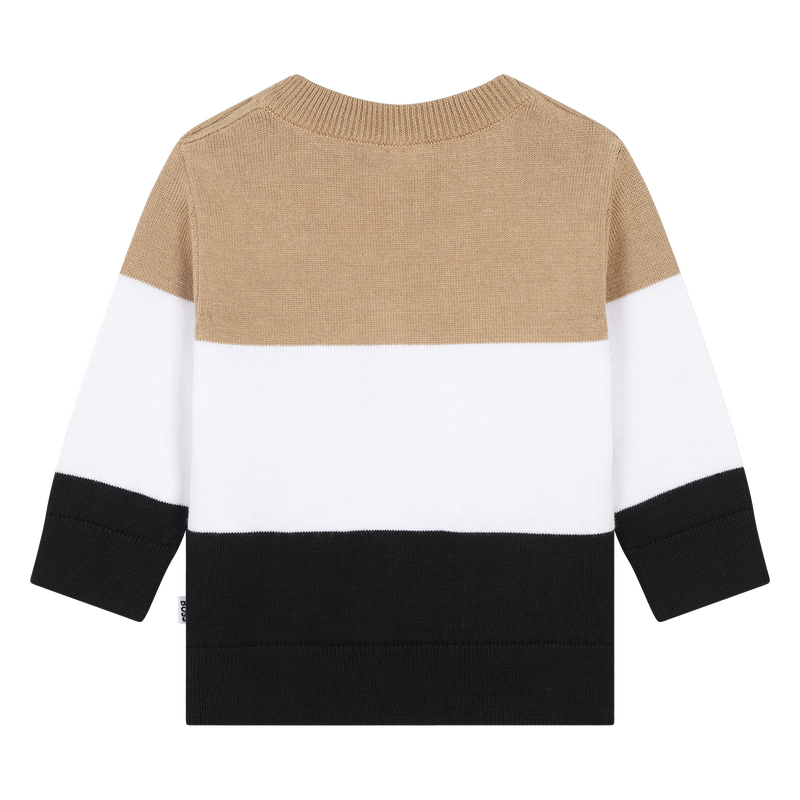 Striped Cotton Sweater BOSS 
                        BOY