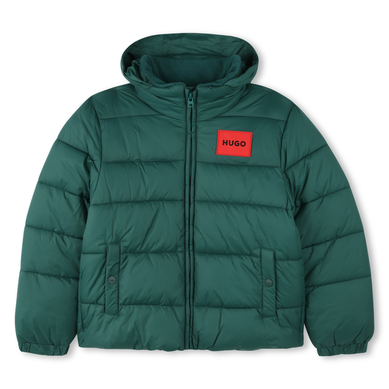 Zip-Up Water-Repellent Parka HUGO 
                    BOY