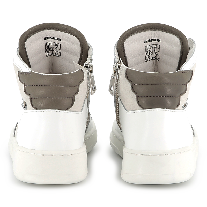 Lace-up leather sneakers ZADIG & VOLTAIRE 
                    UNISEX