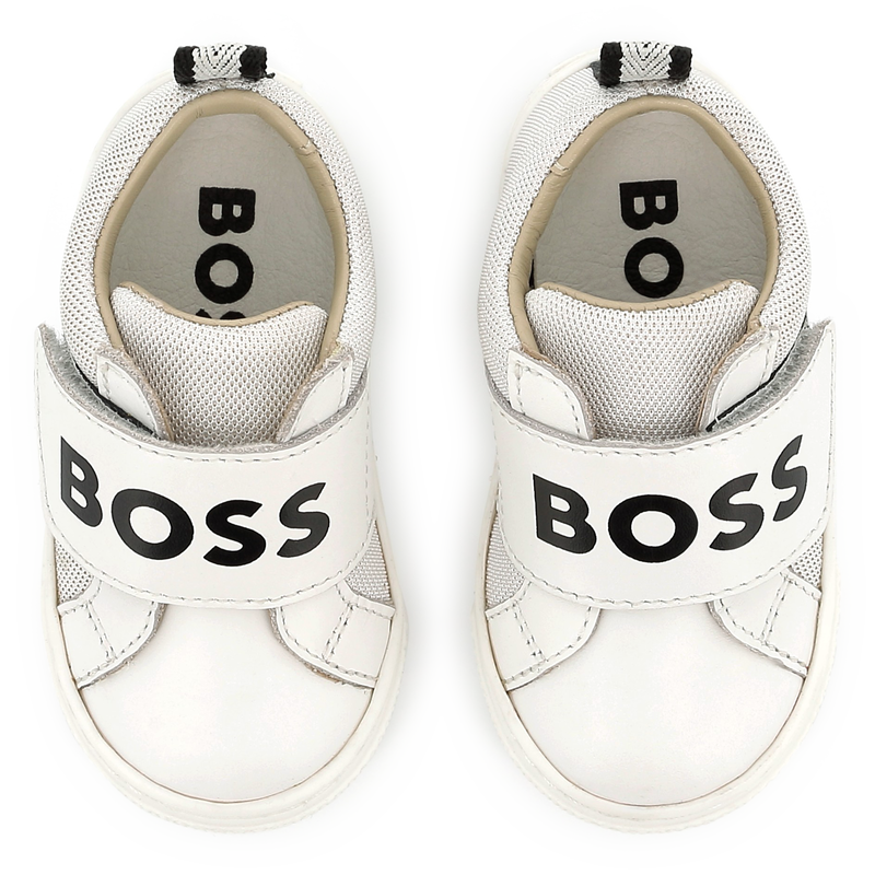 Leather Velcro sneakers BOSS 
                        BOY