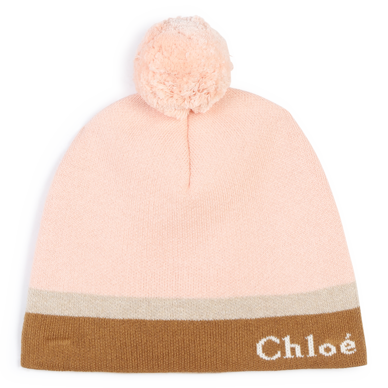 Three-Color Knitted Hat CHLOE 
                    GIRL