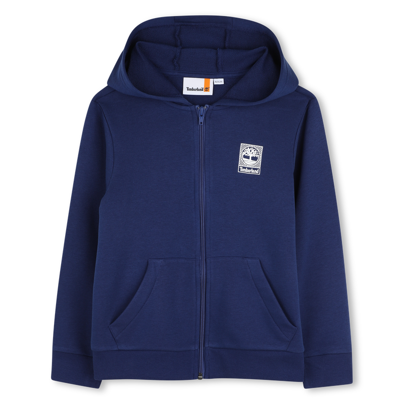 Fleece hooded cardigan TIMBERLAND 
                        BOY