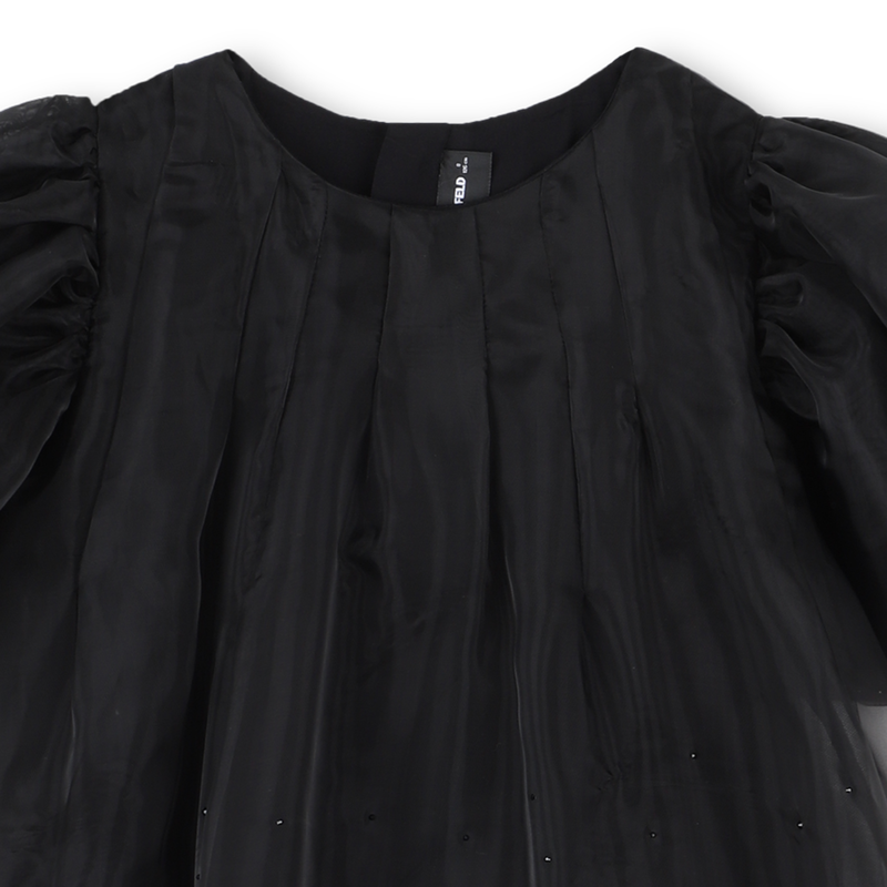 Short Sleeve Dress KARL LAGERFELD KIDS 
                    GIRL