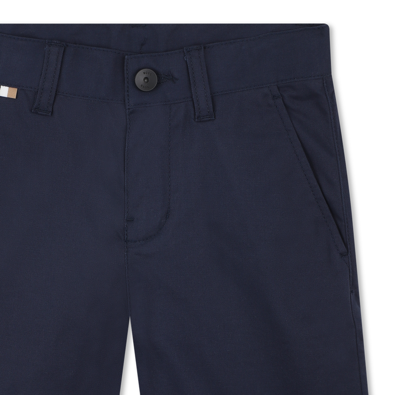 Lined chino Bermuda shorts BOSS 
                    BOY