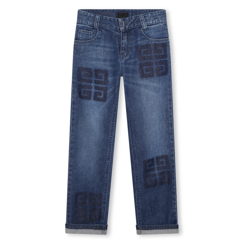 Adjustable printed jeans GIVENCHY 
                    BOY