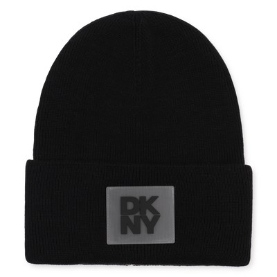 Reversible knitted beanie DKNY UNISEX