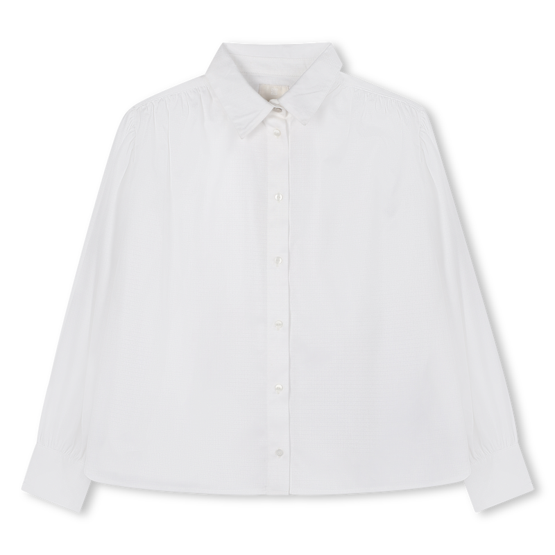 Cotton jacquard shirt GIVENCHY 
                        GIRL