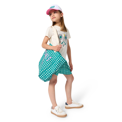 Gingham Print Shorts KIDS AROUND GIRL