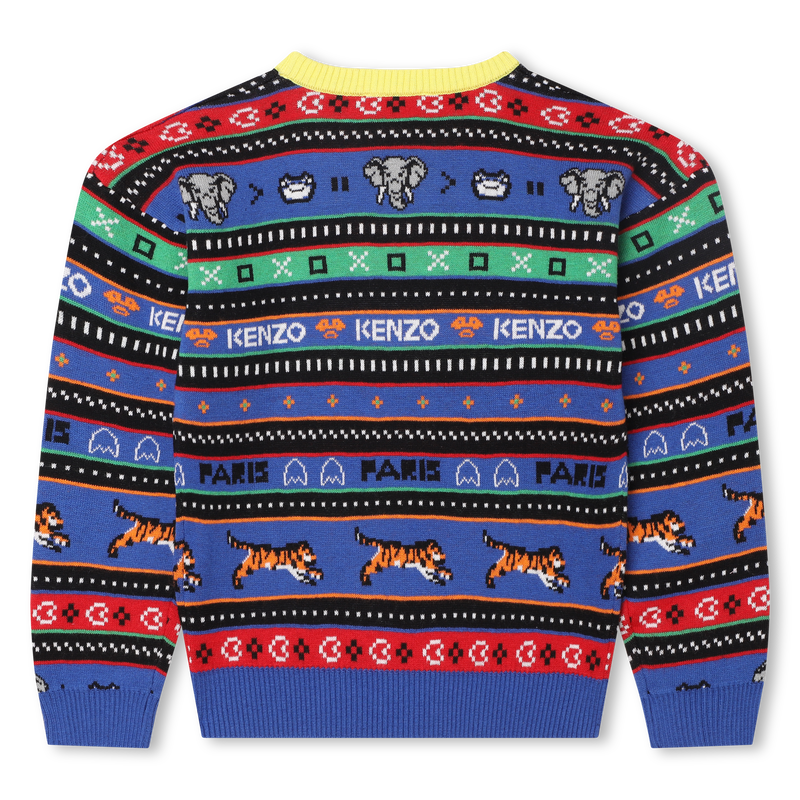 Jacquard-motif pullover KENZO KIDS 
                    BOY