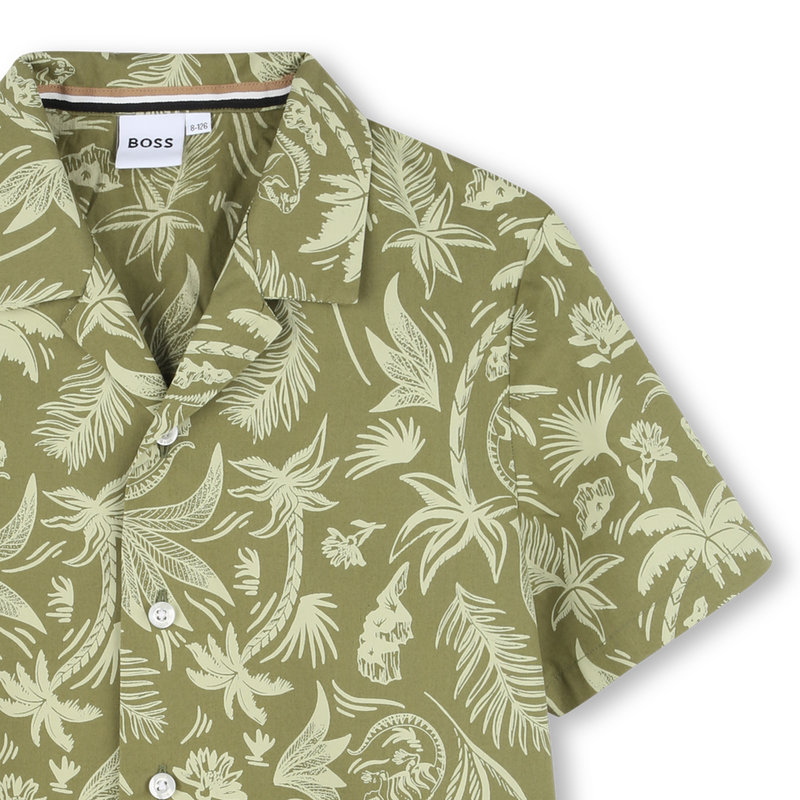 Cotton poplin shirt BOSS 
                        BOY