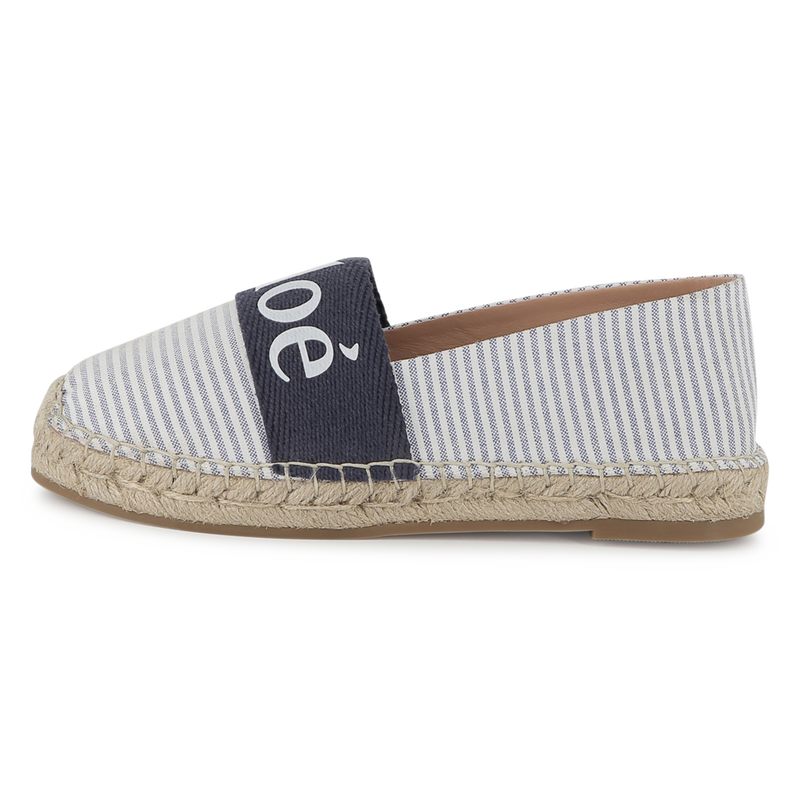 Striped canvas espadrilles CHLOE 
                    GIRL