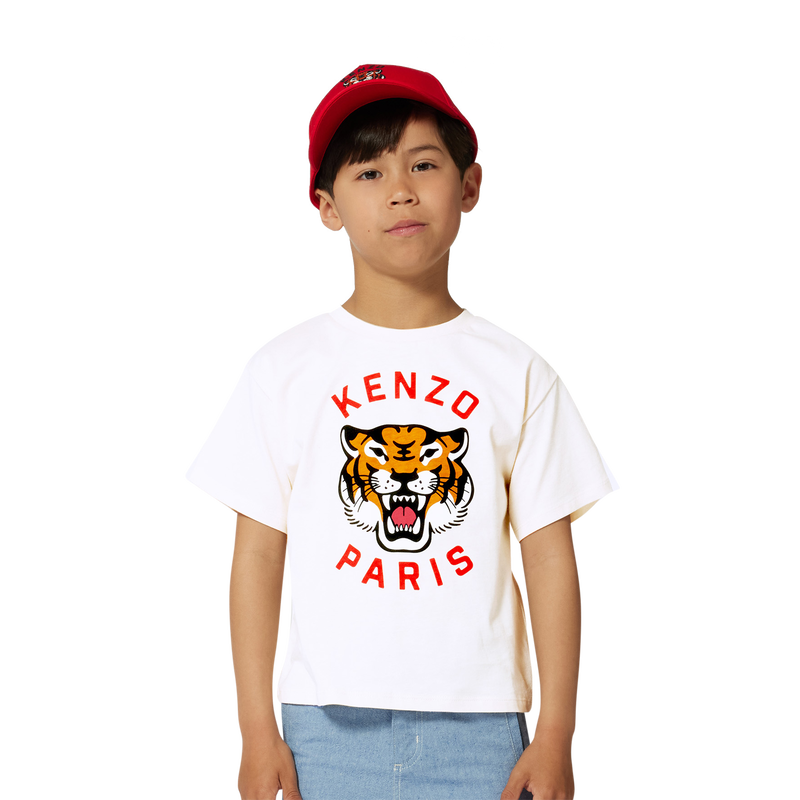 Embroidered cotton cap KENZO KIDS 
                        UNISEX