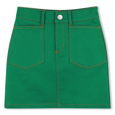 A-line skirt with pockets KENZO KIDS GIRL