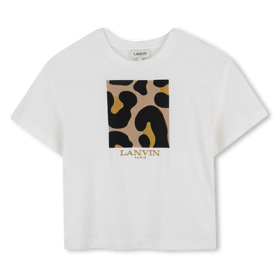 Short-sleeved printed T-shirt LANVIN GIRL