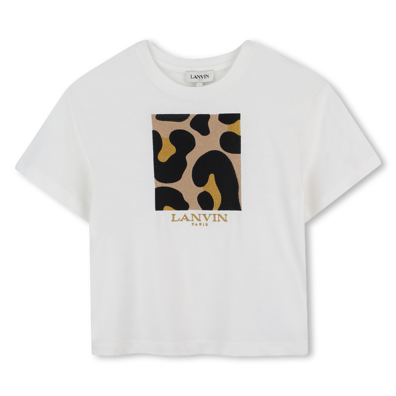 Short-sleeved printed T-shirt LANVIN 
                        GIRL