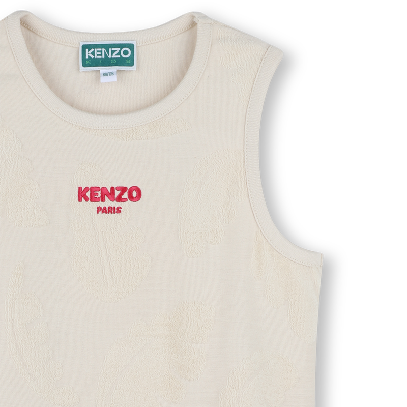 Terry cloth dress KENZO KIDS 
                        GIRL