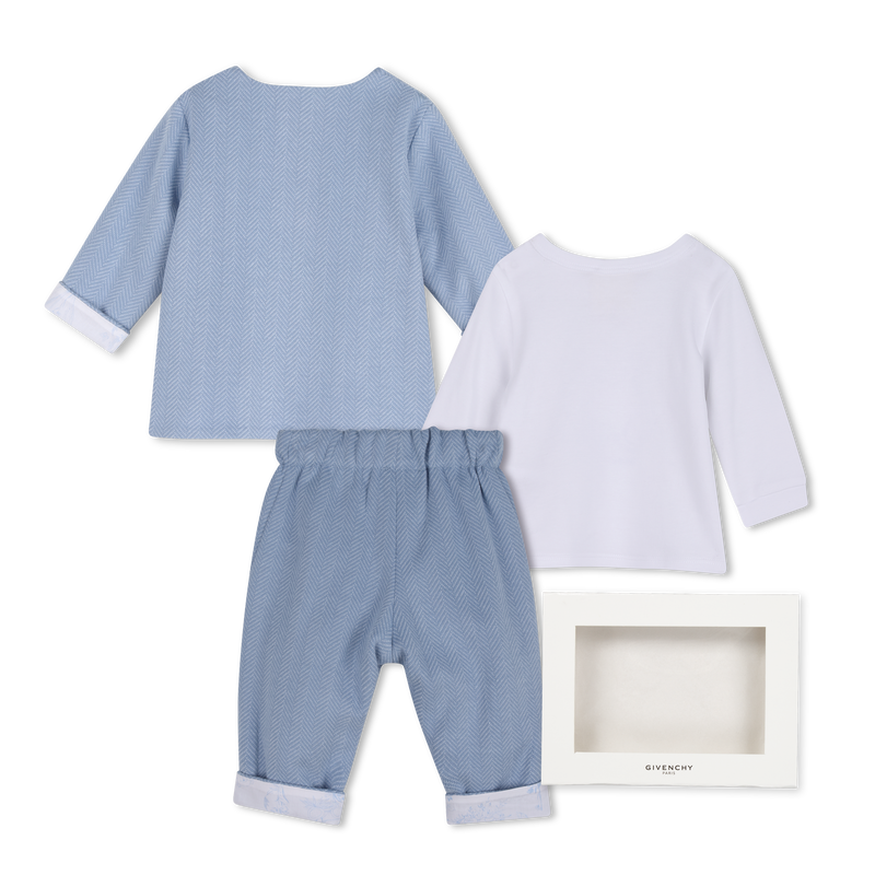 Pants, cardigan, and t-shirt set GIVENCHY 
                        BOY