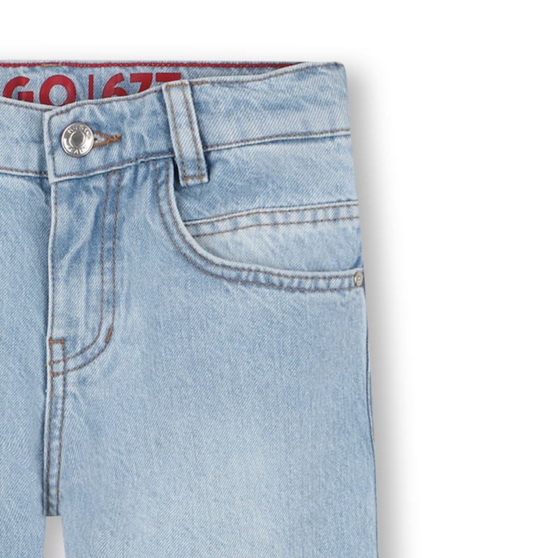 5-pocket cotton jeans HUGO 
                        BOY