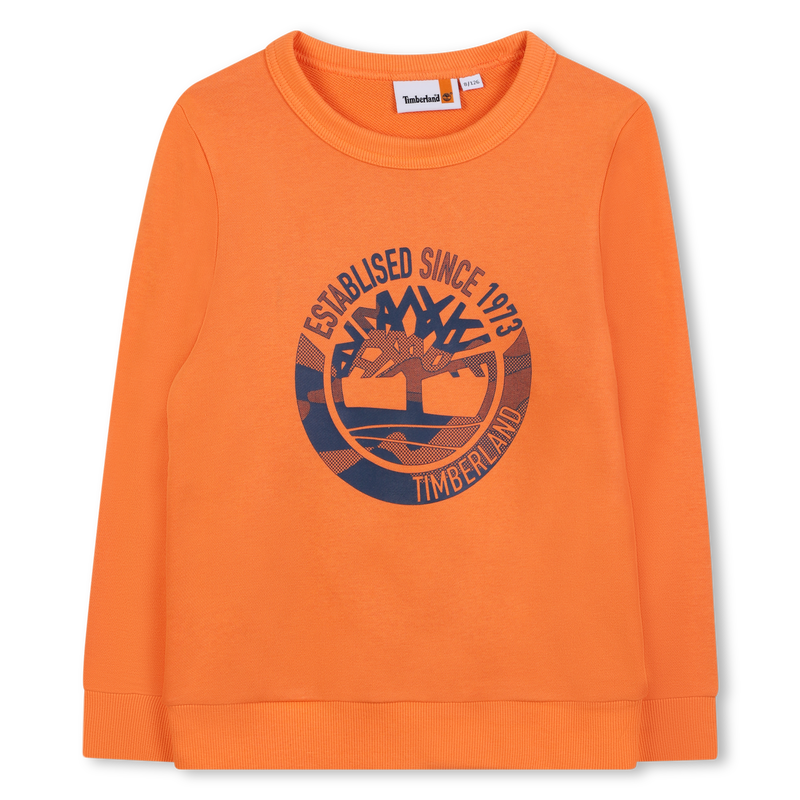 Printed Fleece Sweatshirt TIMBERLAND 
                        BOY