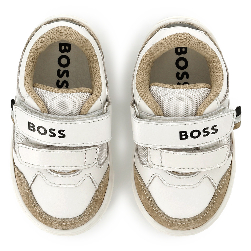 Leather Velcro Sneakers BOSS 
                        BOY