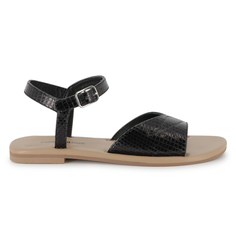 Buckled leather sandals ZADIG & VOLTAIRE 
                        GIRL